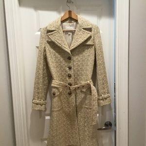 Banana Republic Wool Cotton Trench Coat